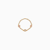 Birthstone & Diamond Bezel Ring