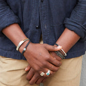 Men's Personalized Lookout Bracelet Army