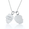 Child Silhouette Charm Sterling Silver