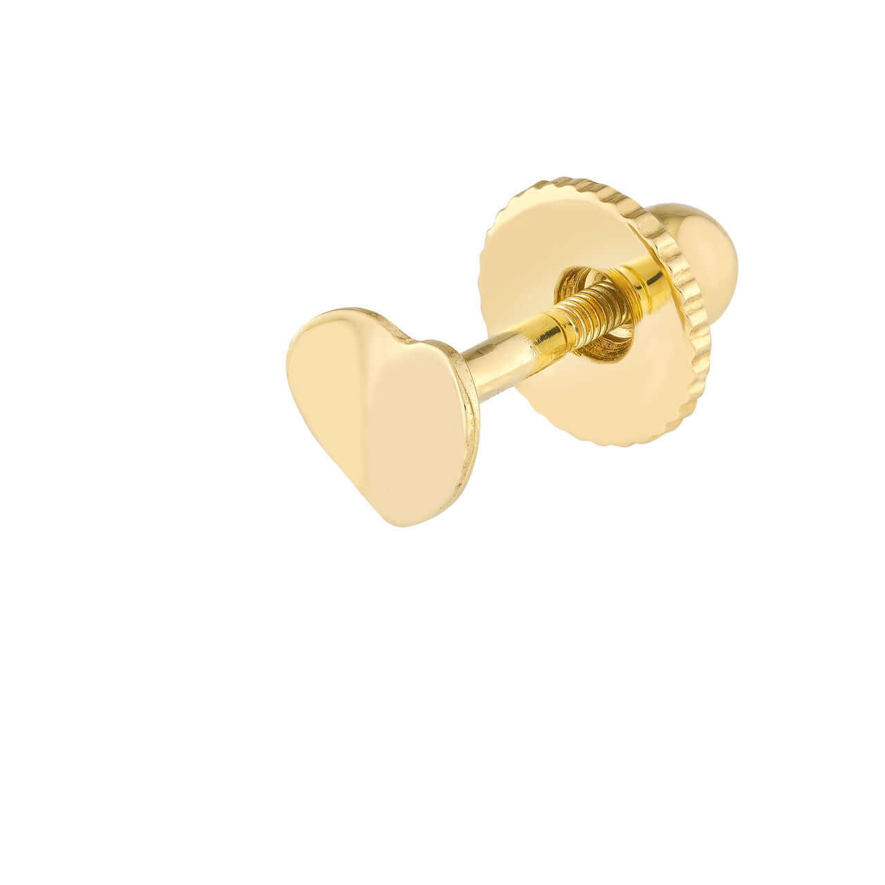 Concave Heart Studs
