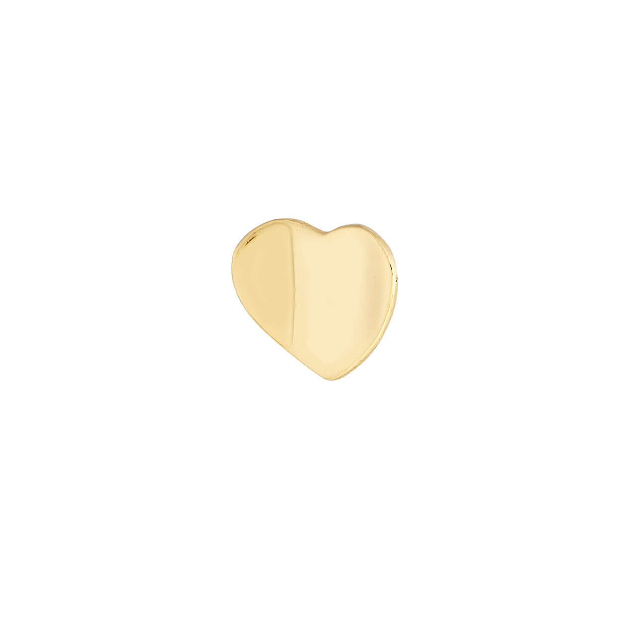 Concave Heart Studs