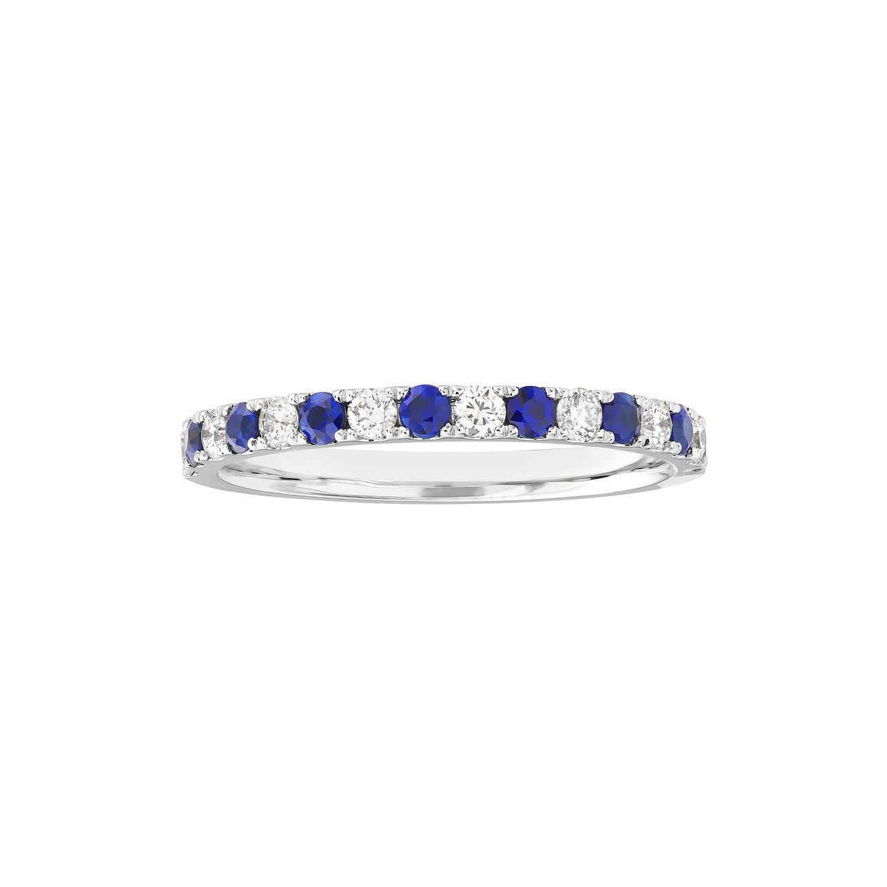 Sapphire & Diamond Stackable Ring
