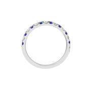 Sapphire & Diamond Stackable Ring