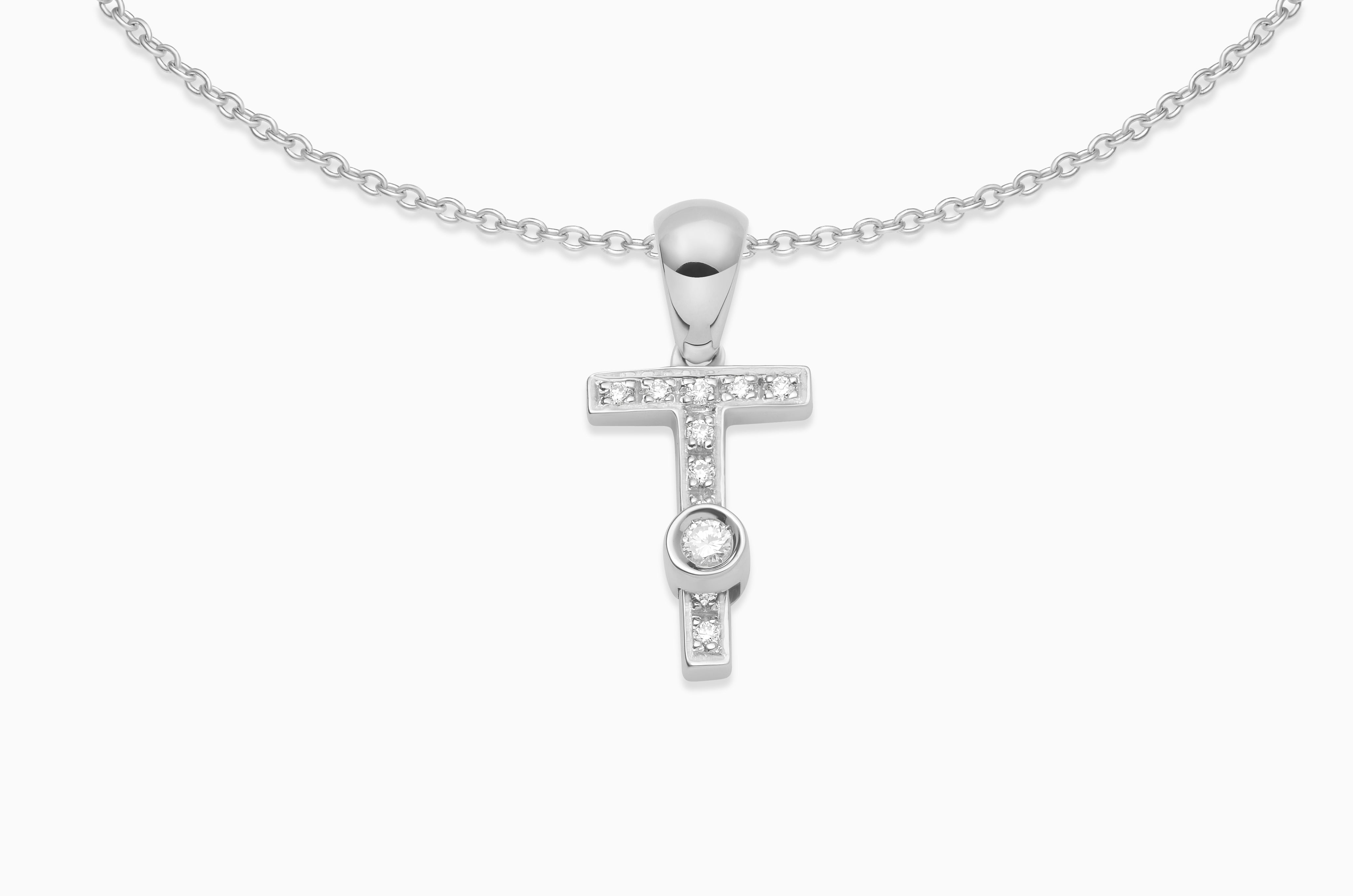 Joujou Diamond A-Z Necklace