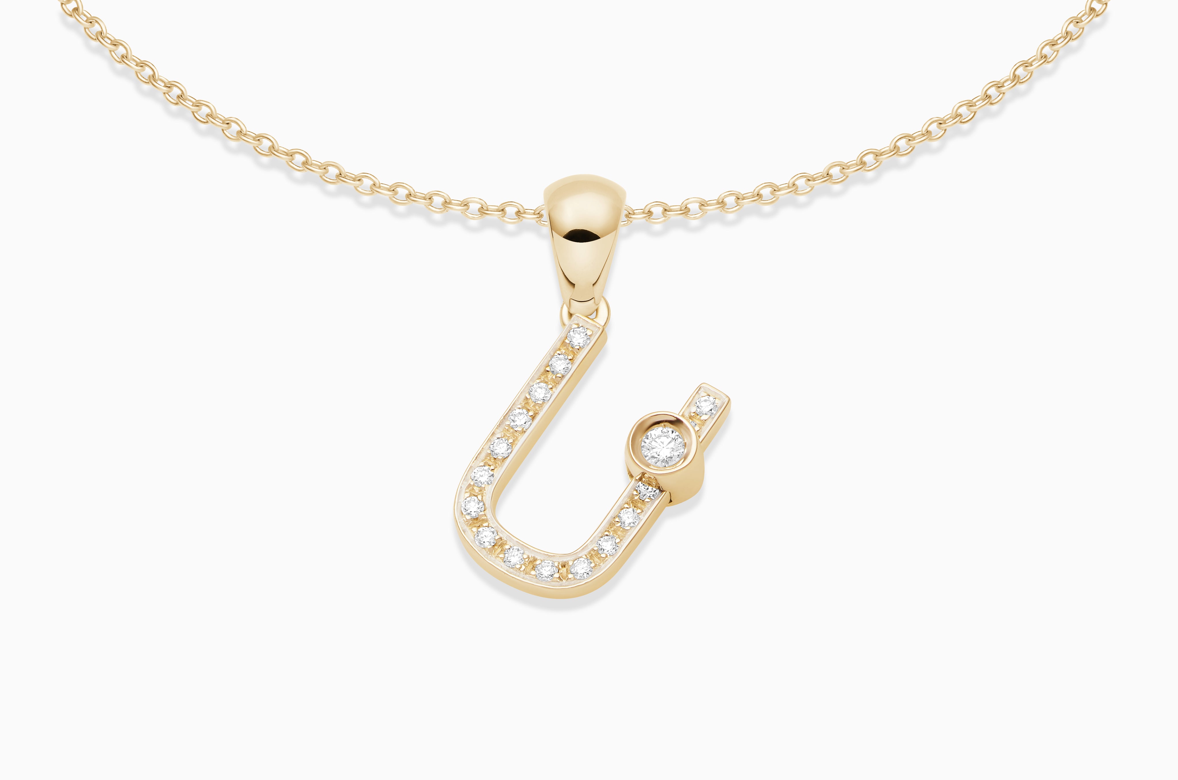 Joujou Diamond A-Z Necklace