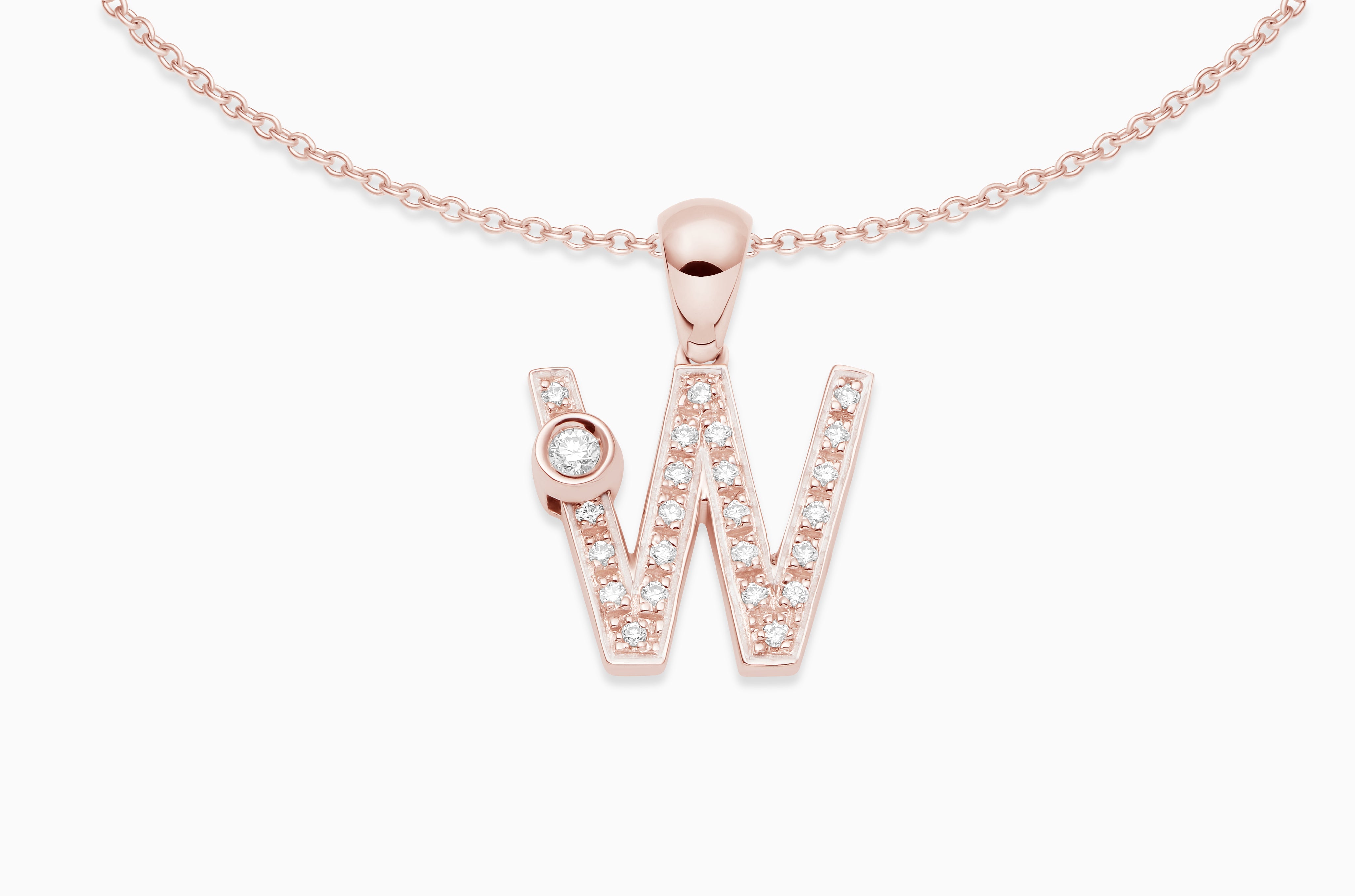 Joujou Diamond A-Z Necklace