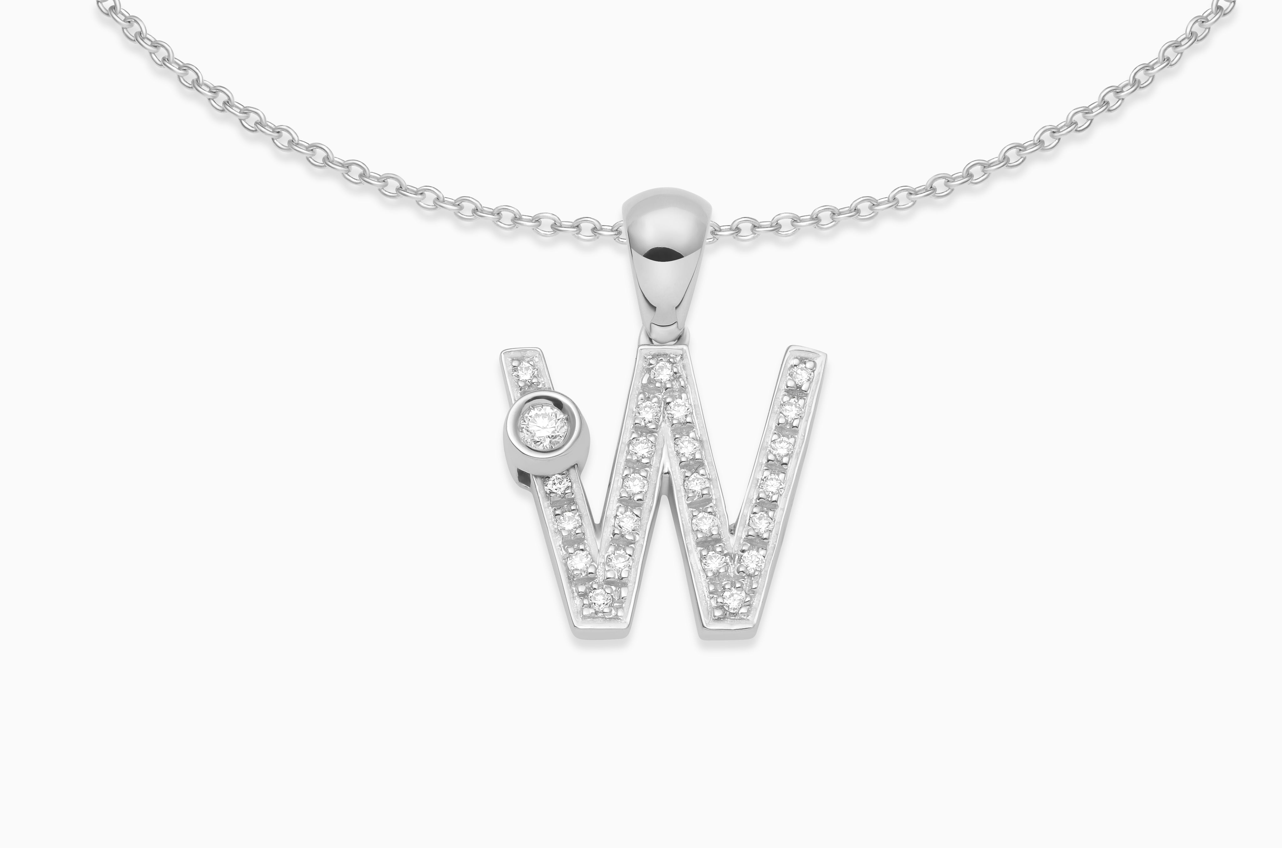 Joujou Diamond A-Z Necklace