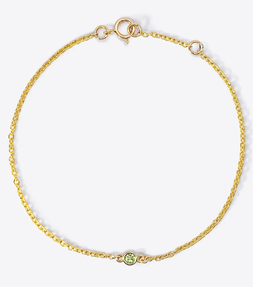 Birthstone Baby & Kids Bracelet Peridot