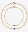 Birthstone Mommy & Me Bracelet Amethyst