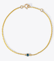 Birthstone Baby & Kids Bracelet Blue Topaz
