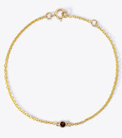 Birthstone Baby & Kids Bracelet Garnet