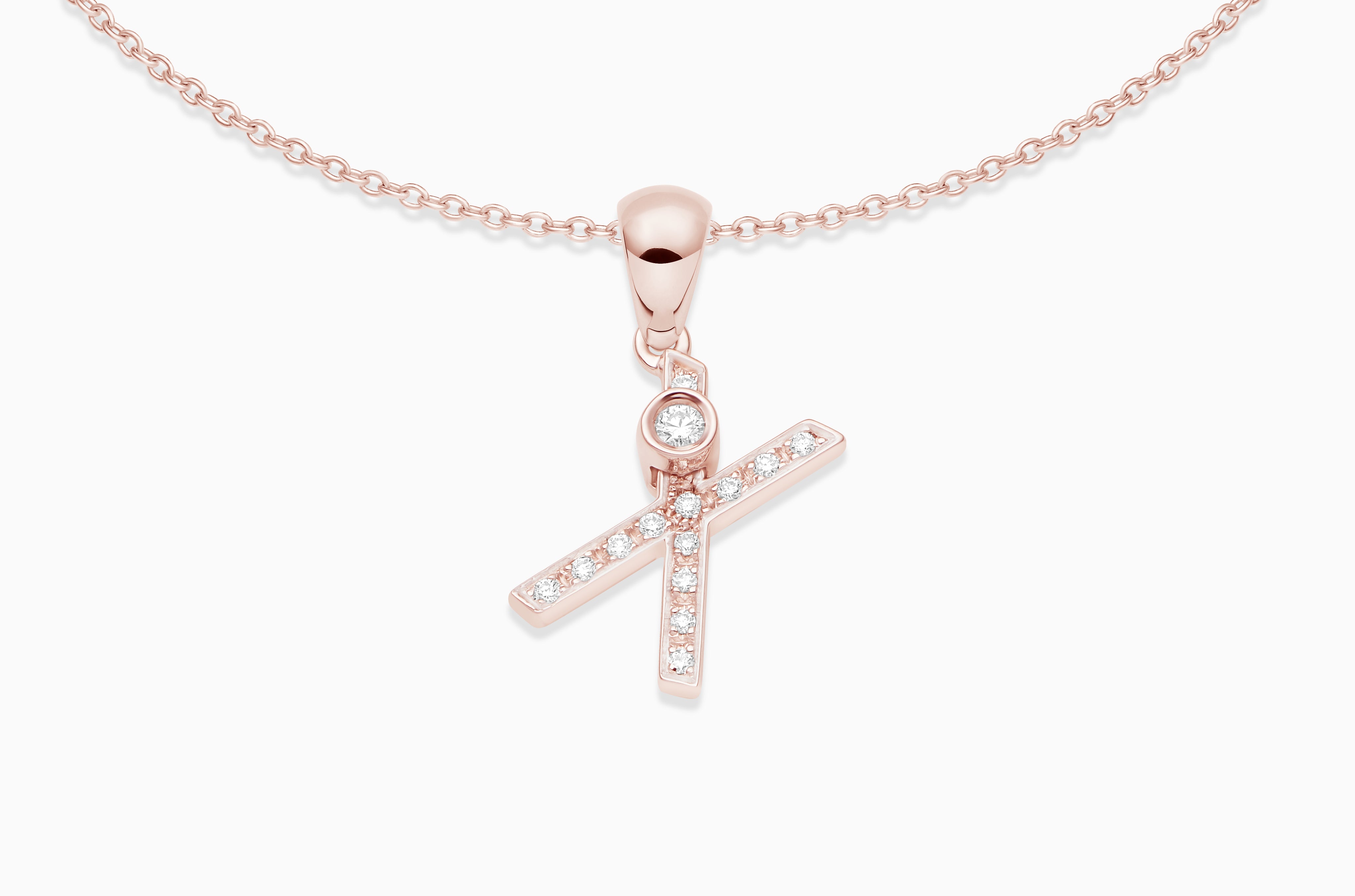 Joujou Diamond A-Z Necklace