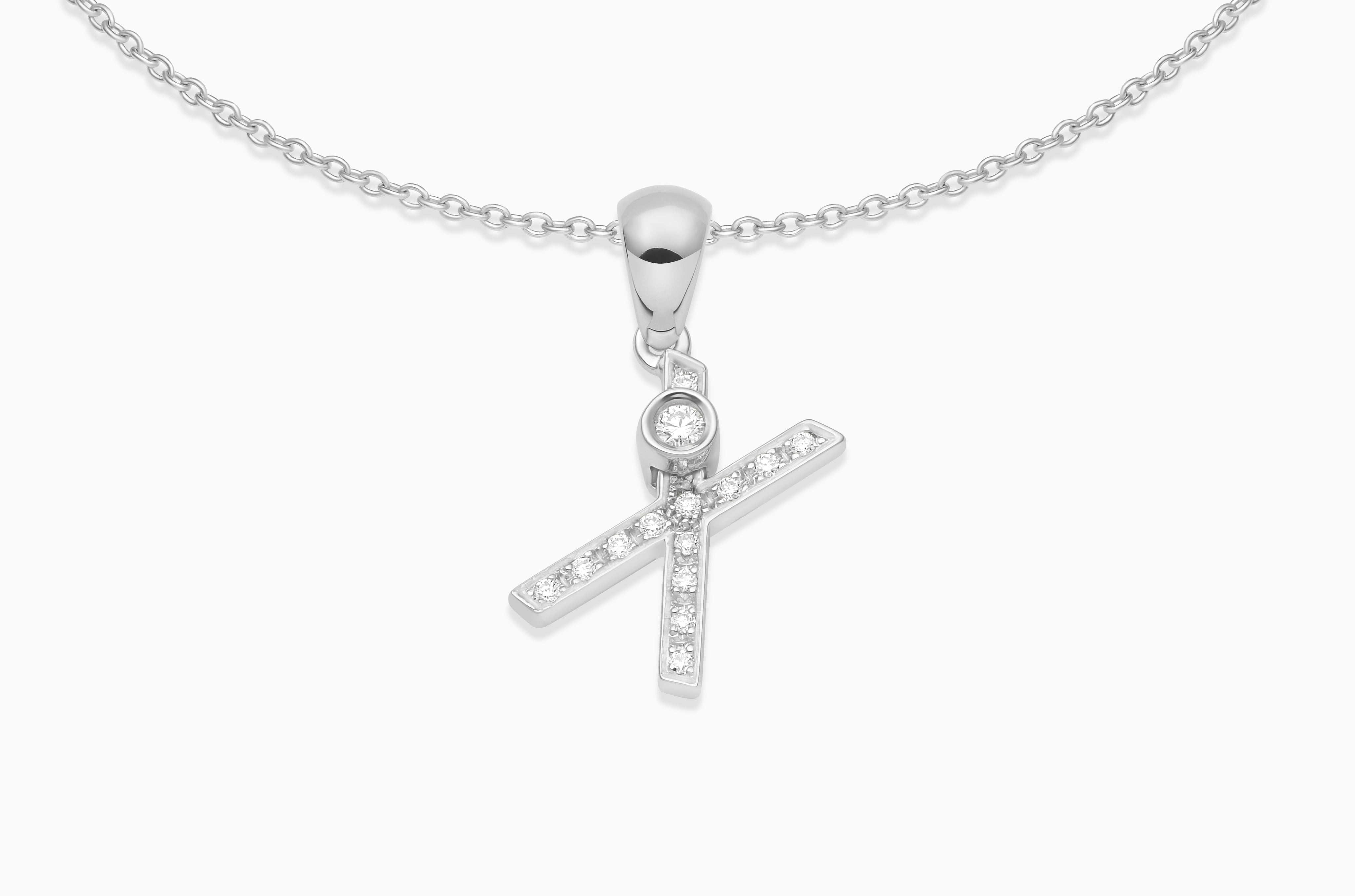 Joujou Diamond A-Z Necklace