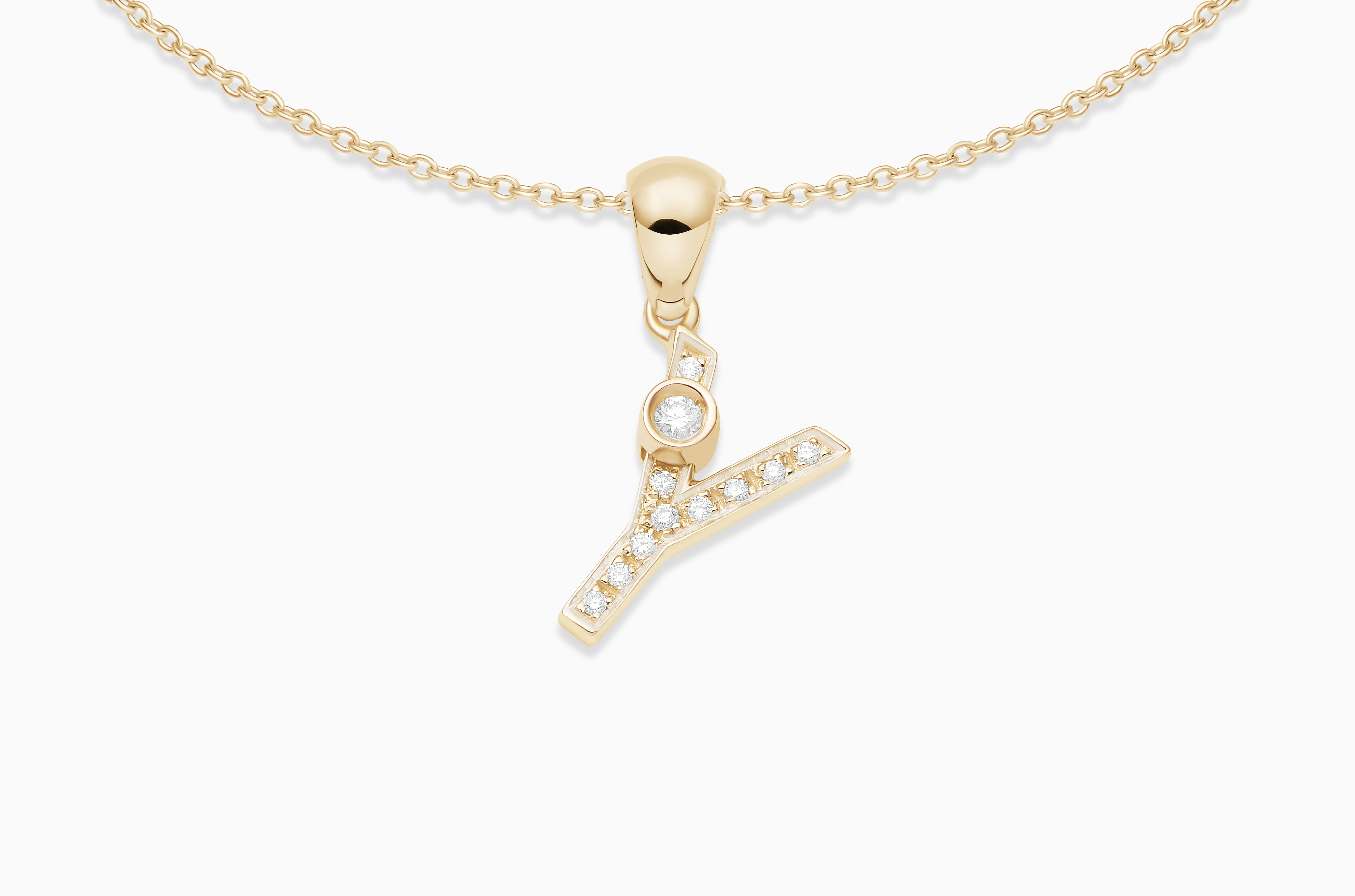 Joujou Diamond A-Z Necklace