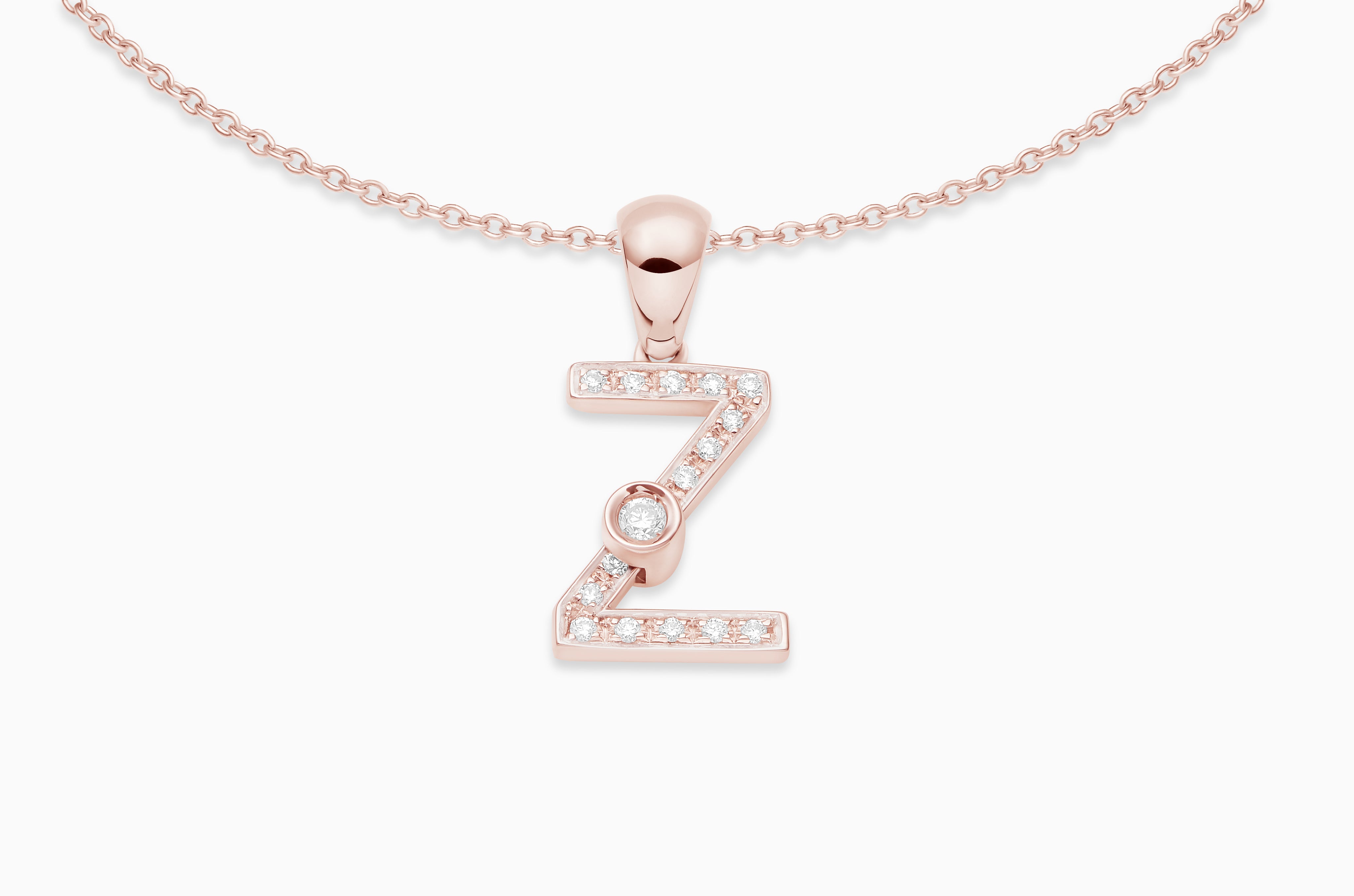 Joujou Diamond A-Z Necklace