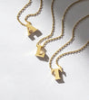 Mini Initial Necklace 14K Gold