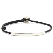 Men's Personalized ID Signature Bracelet Black