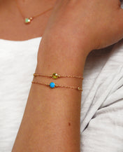 Bonheur Birthstone Bracelet Gold