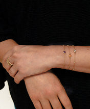 Bonheur Birthstone Bracelet Gold