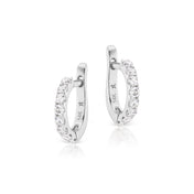 Pavé Diamond Huggies