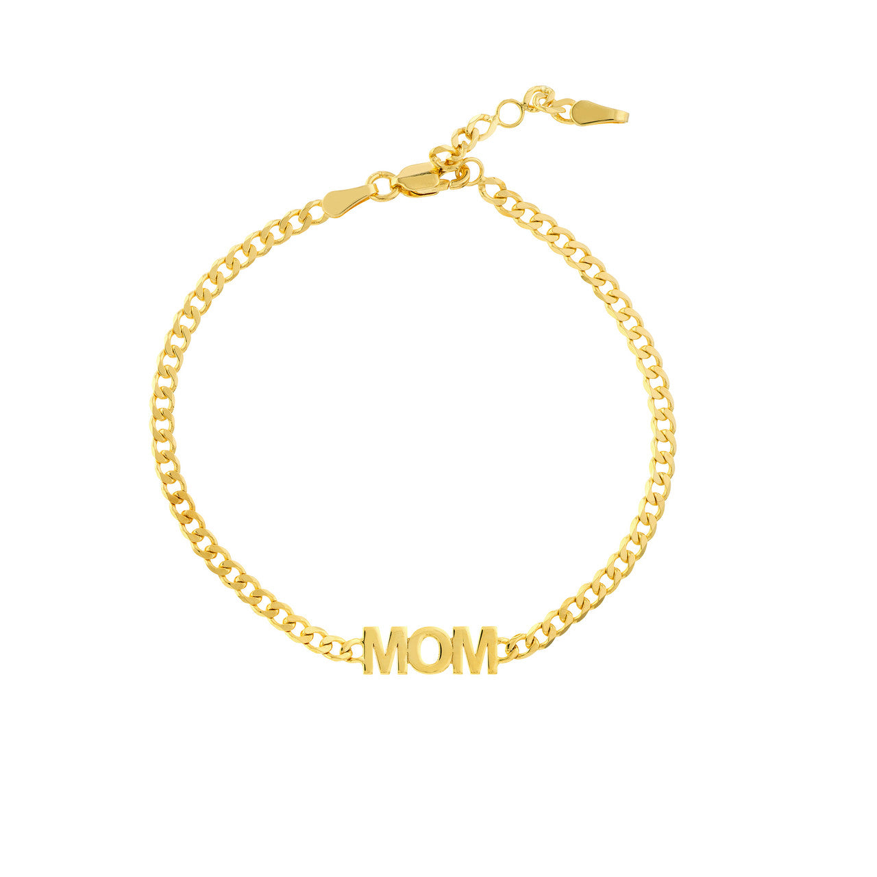 Mom Curb Link Chain Bracelet