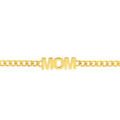 Mom Curb Link Chain Bracelet