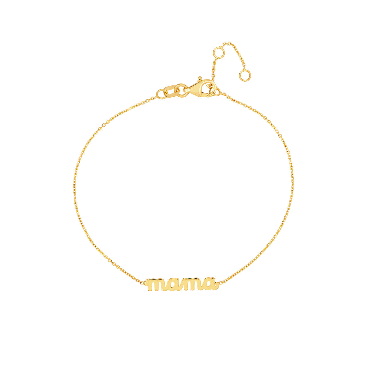 Dainty Gold Mama Bracelet