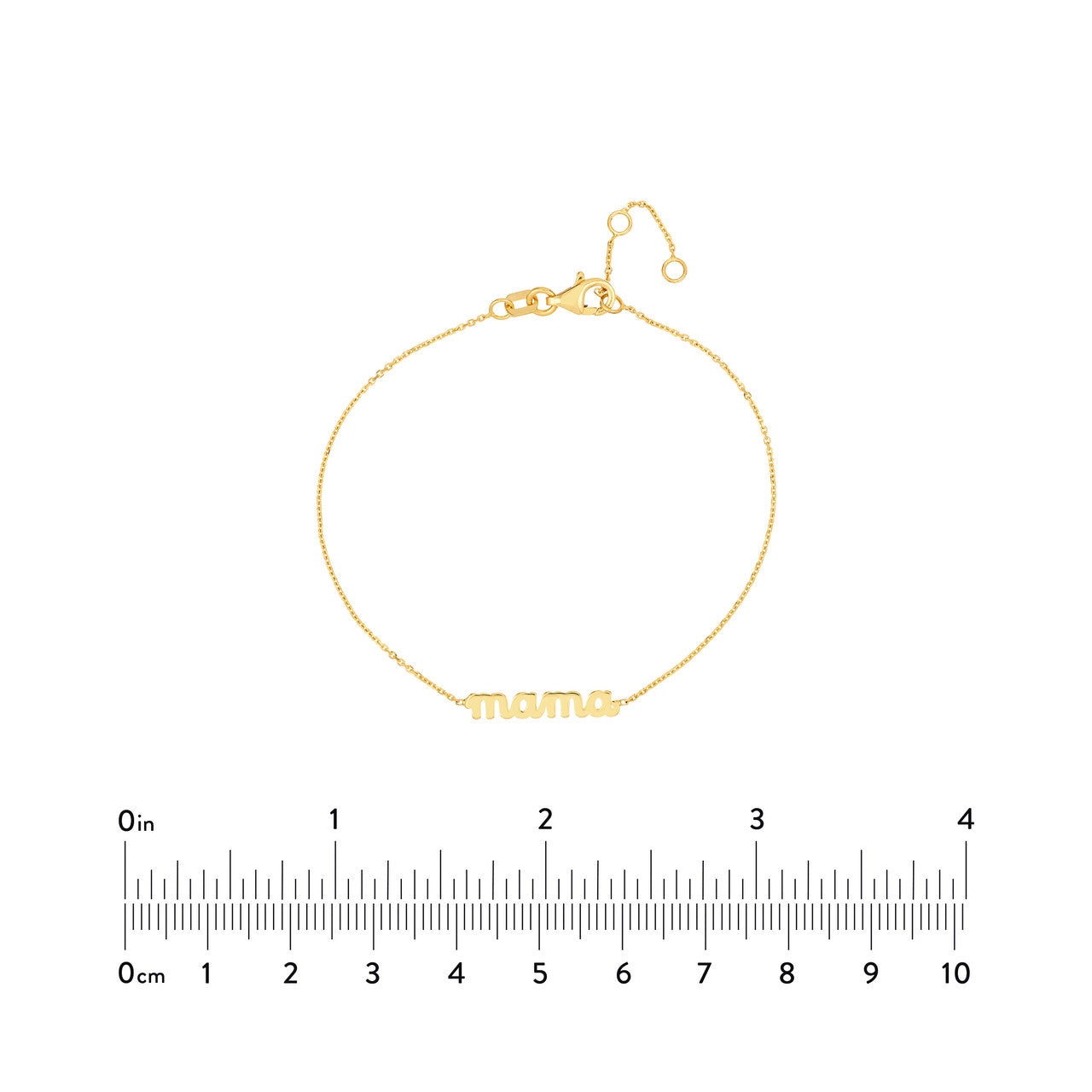 Dainty Gold Mama Bracelet