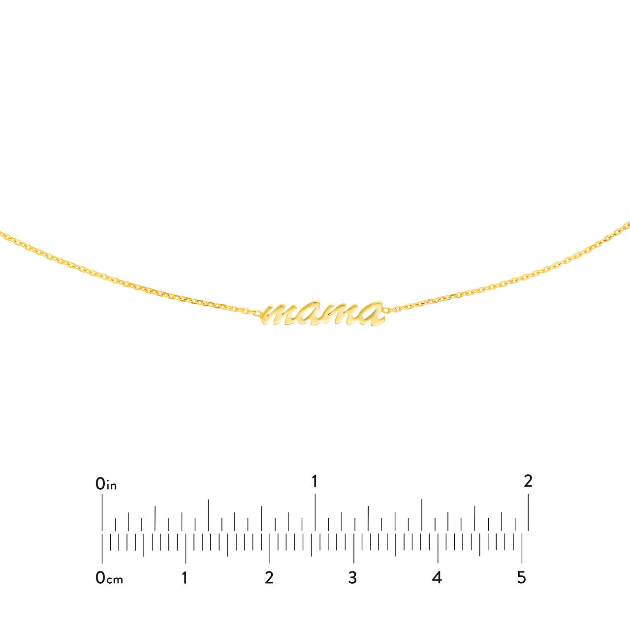 Script Dainty Mama Necklace