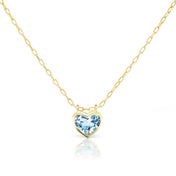 Gemstone Heart Necklace