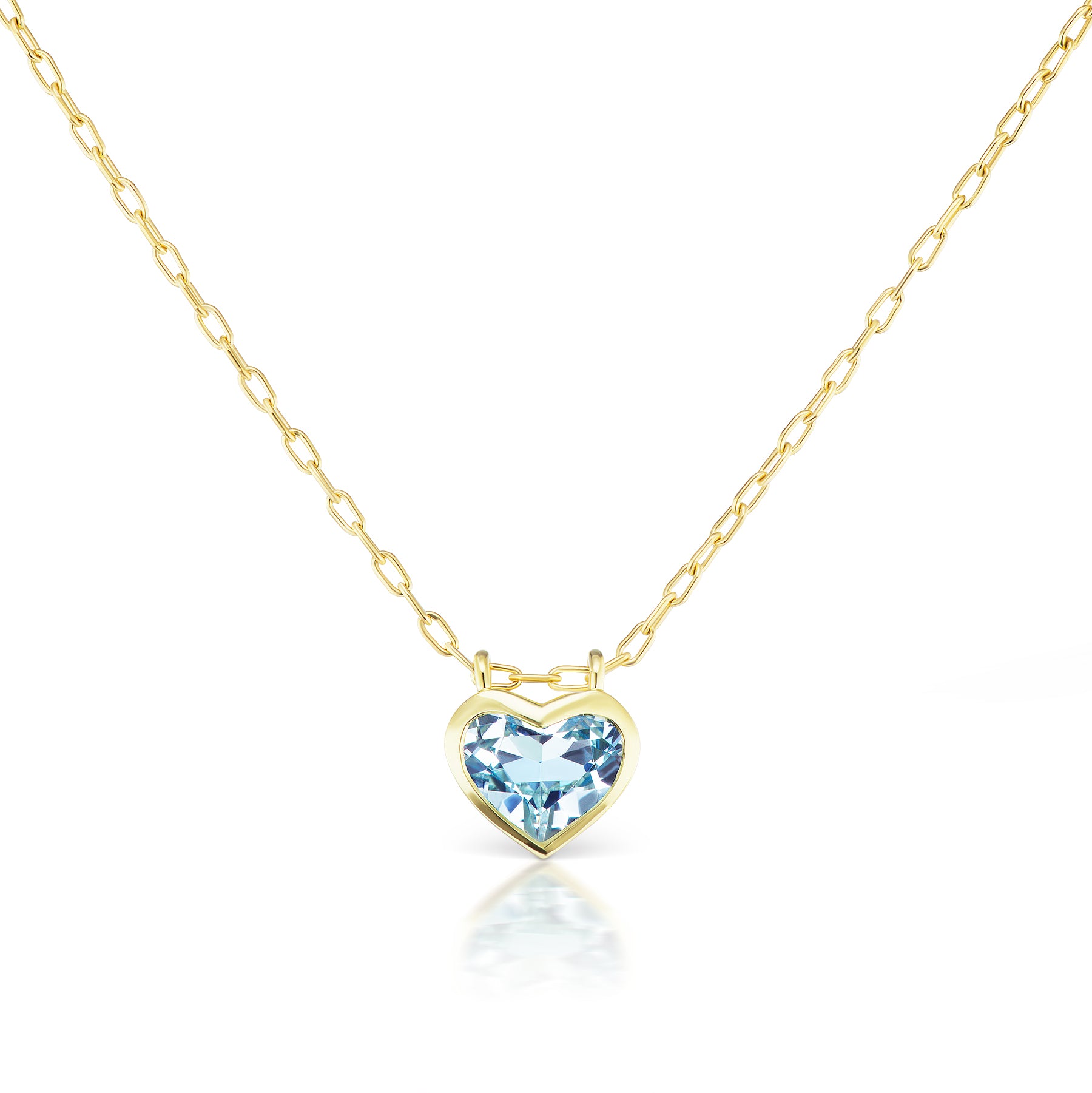 Gemstone Heart Necklace