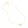 Gold 2 Circle Necklace