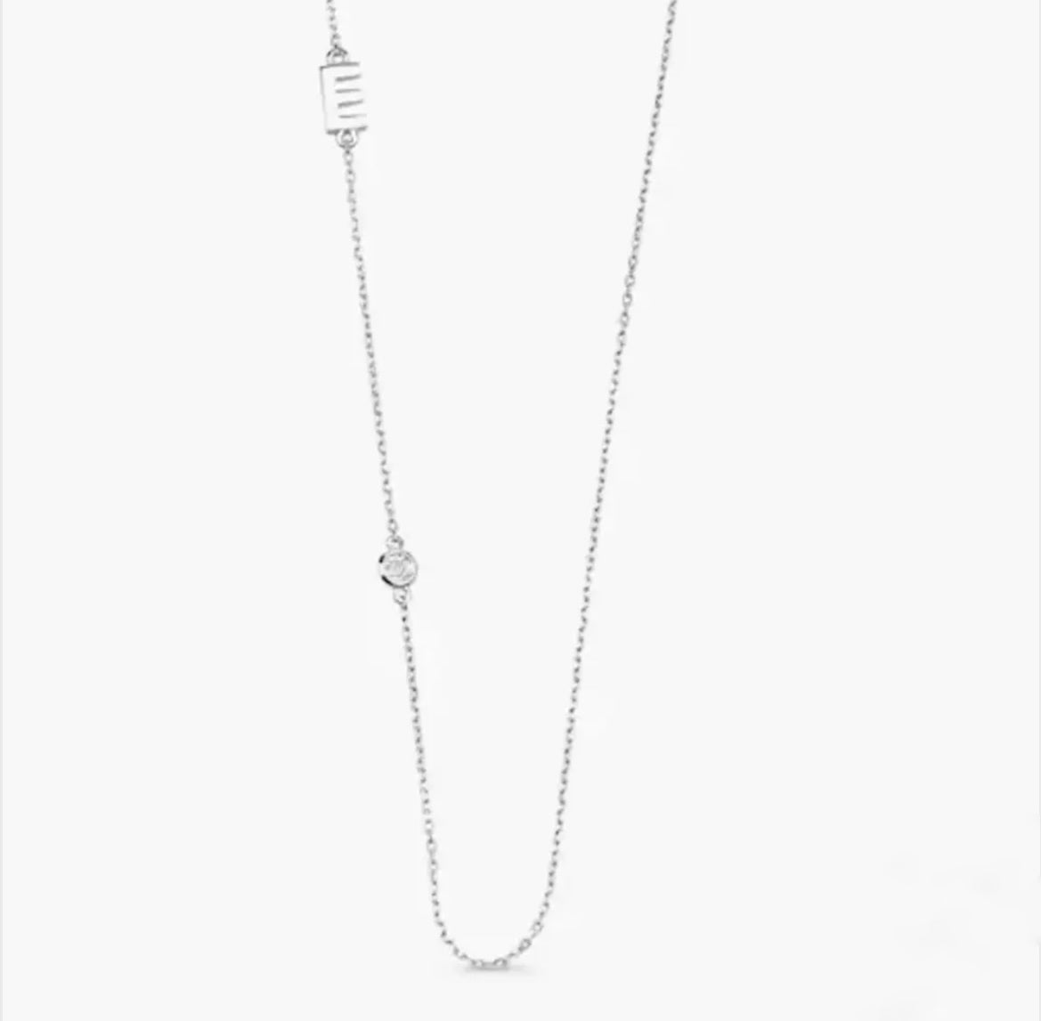 Mini Silver Letter F Necklace | Hersey & Son Silversmiths
