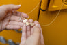 Gold & Pavé Mini Letter Charm